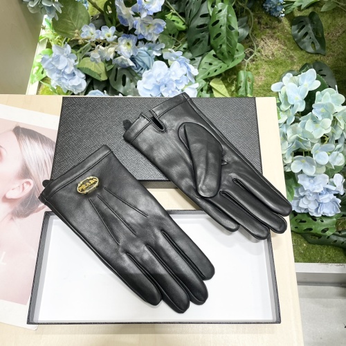 Replica Prada Gloves For Women #1260798 $56.00 USD for Wholesale