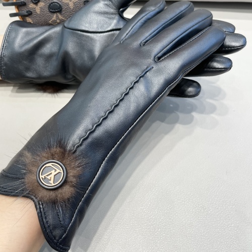 Replica Louis Vuitton LV Gloves For Women #1260819 $48.00 USD for Wholesale