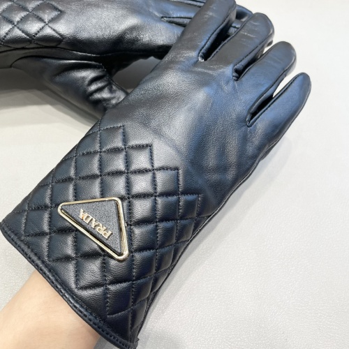 Replica Prada Gloves For Women #1260821 $48.00 USD for Wholesale