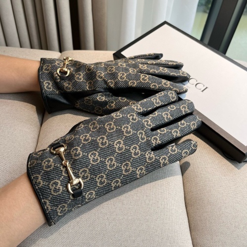 Replica Gucci Gloves For Women #1260828 $60.00 USD for Wholesale