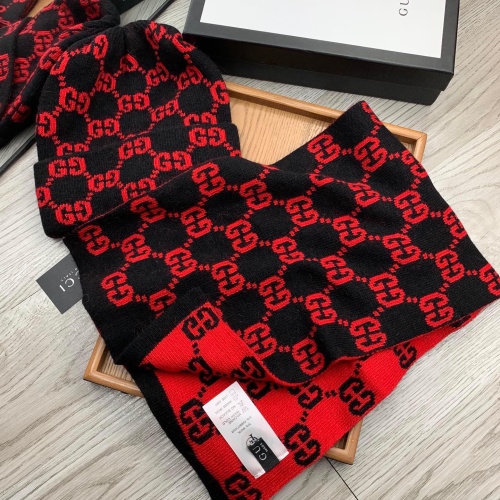 Replica Gucci Hat and Scarf Set #1260876 $52.00 USD for Wholesale