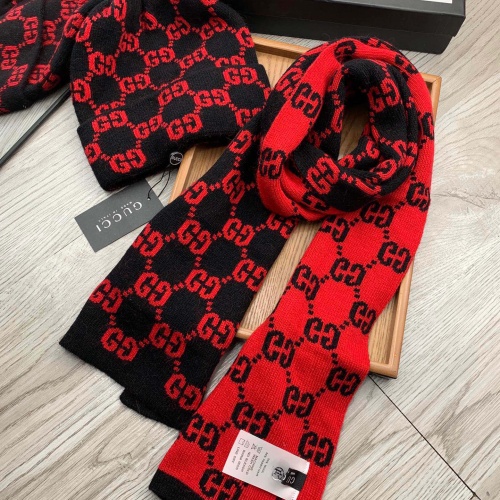 Replica Gucci Hat and Scarf Set #1260876 $52.00 USD for Wholesale