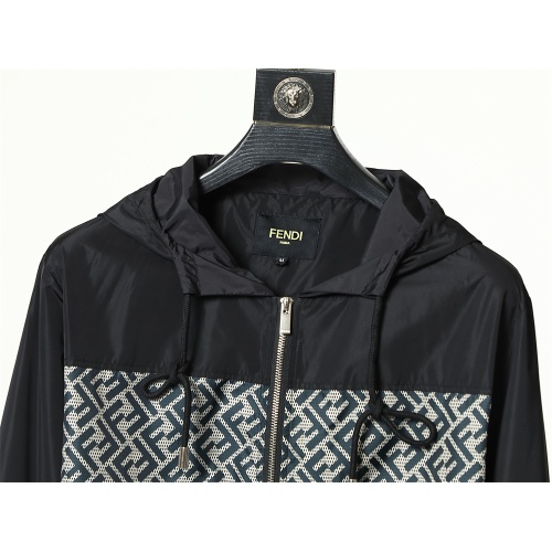 Replica Fendi Jackets Long Sleeved For Men #1260905 $80.00 USD for Wholesale