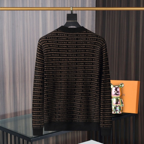 Replica Prada Sweater Long Sleeved For Men #1260961 $48.00 USD for Wholesale