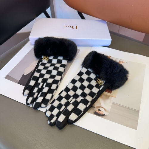 Replica Christian Dior Gloves For Women #1260994 $34.00 USD for Wholesale