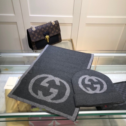 Cheap Gucci Hat and Scarf Set #1261006, $$48.00 USD On Gucci Hat and Scarf and Glove Set