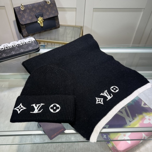 Cheap Louis Vuitton LV Hat and Scarf Set #1261008, $$48.00 USD On Louis Vuitton LV Hat and Scarf and Glove Set