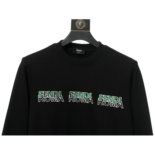 Replica Fendi Hoodies Long Sleeved For Unisex #1261439 $45.00 USD for Wholesale