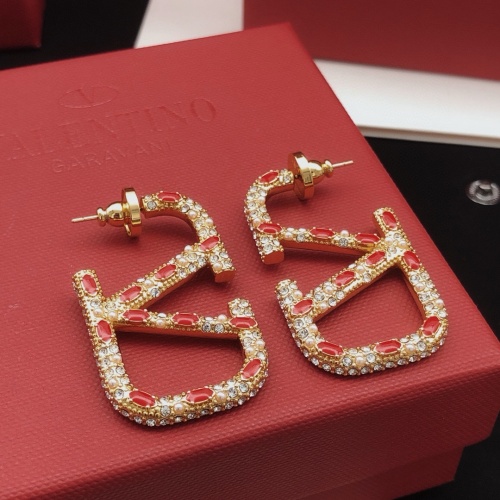 Replica Valentino Earrings For Women #1261744 $36.00 USD for Wholesale