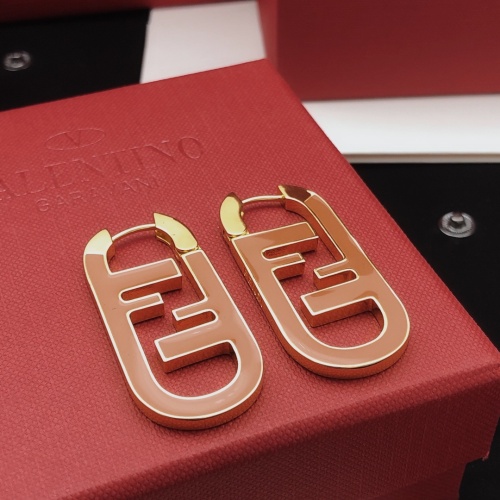 Replica Fendi Earrings For Women #1261885 $34.00 USD for Wholesale