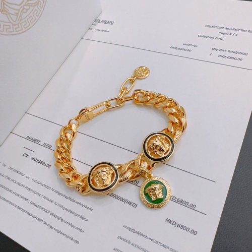 Replica Versace Bracelets #1262121 $64.00 USD for Wholesale