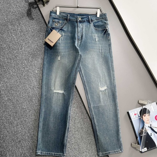 Replica Burberry Jeans For Men #1263095 $82.00 USD for Wholesale