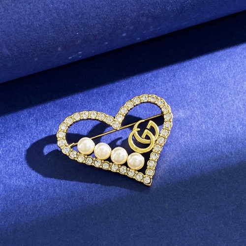 Replica Gucci Brooches For Women #1263219 $32.00 USD for Wholesale