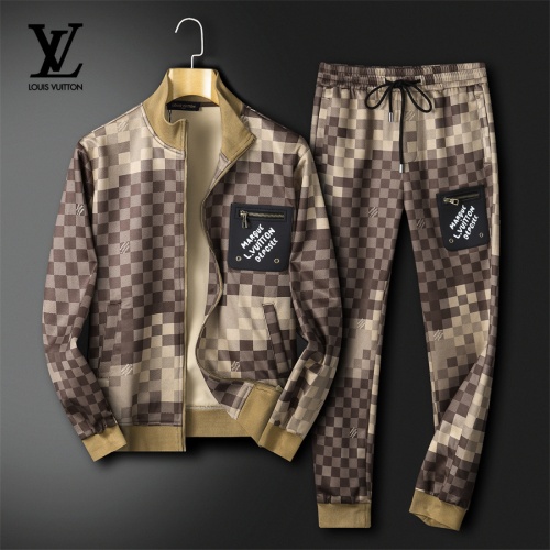 Cheap Louis Vuitton LV Tracksuits Long Sleeved For Men #1263286, $$85.00 USD On Louis Vuitton LV Tracksuits