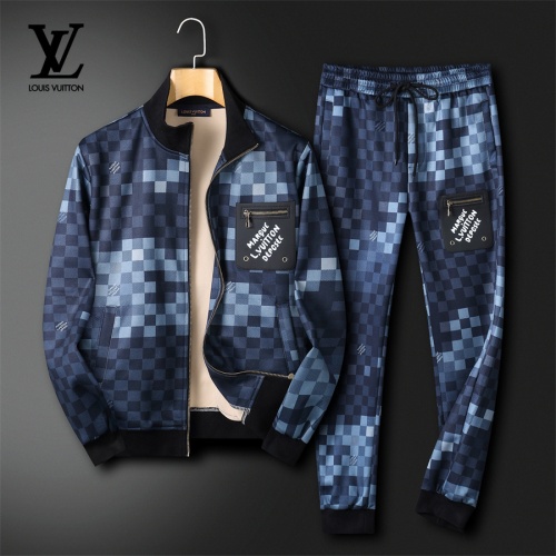 Cheap Louis Vuitton LV Tracksuits Long Sleeved For Men #1263287, $$85.00 USD On Louis Vuitton LV Tracksuits