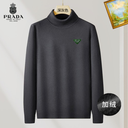 Cheap Prada Sweater Long Sleeved For Men #1263664, $$48.00 USD On Prada Sweater