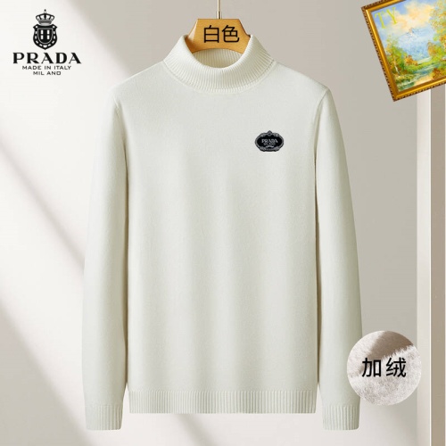 Cheap Prada Sweater Long Sleeved For Men #1263702, $$48.00 USD On Prada Sweater