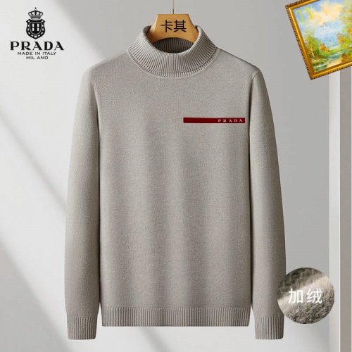 Cheap Prada Sweater Long Sleeved For Men #1263711, $$48.00 USD On Prada Sweater