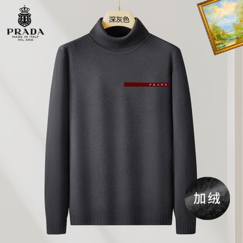 Cheap Prada Sweater Long Sleeved For Men #1263712, $$48.00 USD On Prada Sweater