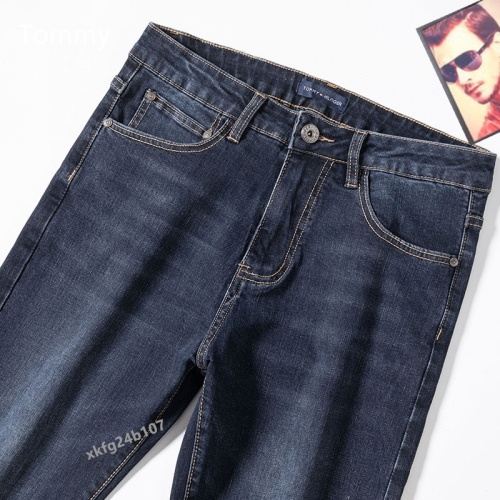 Replica Tommy Hilfiger TH Jeans For Men #1263934 $42.00 USD for Wholesale