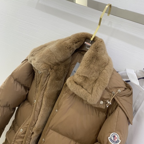 Replica Moncler Down Feather Coat Long Sleeved For Women #1264266 $314.05 USD for Wholesale