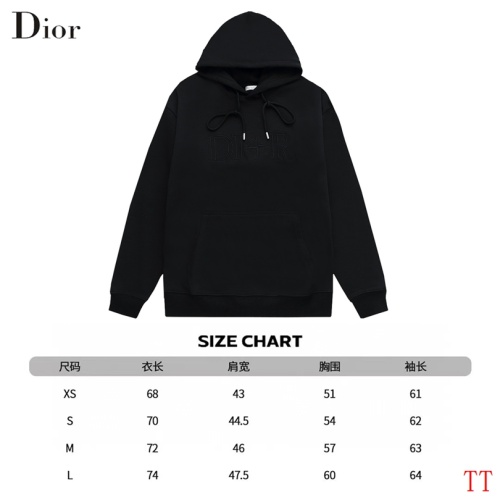 Replica Christian Dior Hoodies Long Sleeved For Unisex #1264300 $64.00 USD for Wholesale