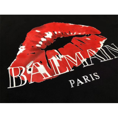 Replica Balmain T-Shirts Short Sleeved For Unisex #1264471 $32.00 USD for Wholesale