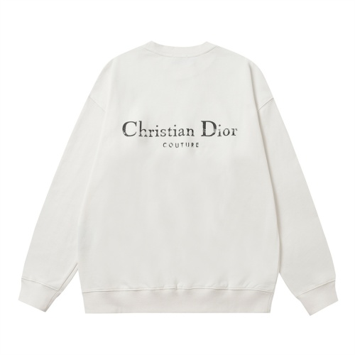 Replica Christian Dior Hoodies Long Sleeved For Unisex #1264565 $56.00 USD for Wholesale