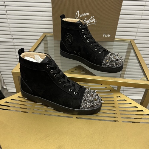 Cheap Christian Louboutin High Top Shoes For Men #1264714, $$96.00 USD On Christian Louboutin High Top Shoes