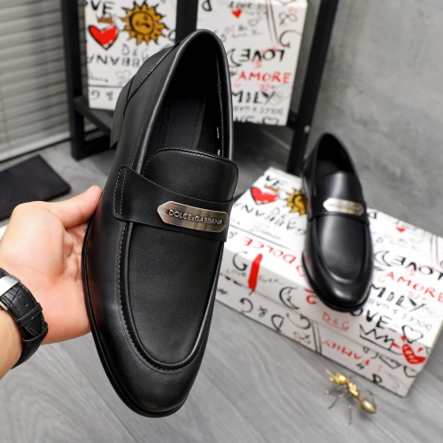 Replica Dolce & Gabbana D&G Leather Shoes For Men #1264789 $82.00 USD for Wholesale