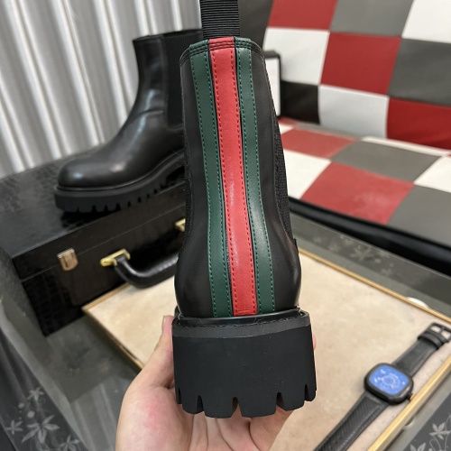 Replica Gucci Boots For Men #1264843 $102.00 USD for Wholesale