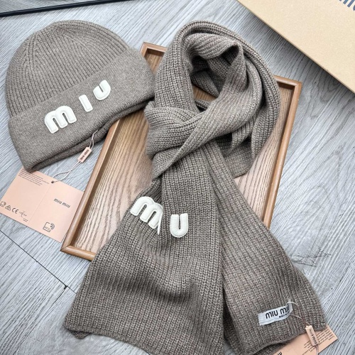 Cheap MIU MIU Hat and Scarf Set #1265121, $$52.00 USD On MIU MIU Hat and Scarf and Glove Set