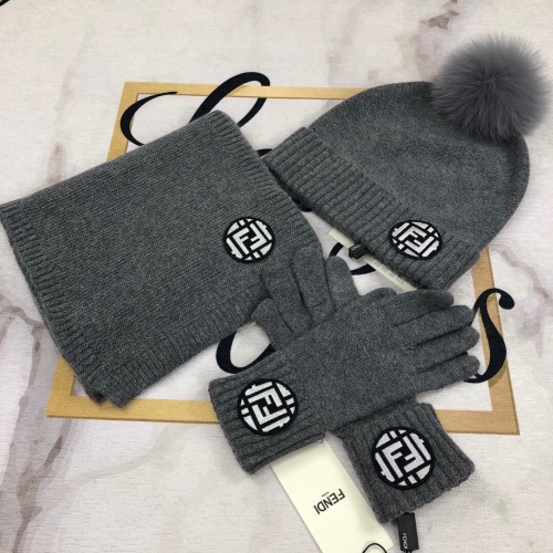 Cheap Fendi Hat and Scarf and Glove Set #1265154, $$72.00 USD On Fendi Hat and Scarf and Glove Set