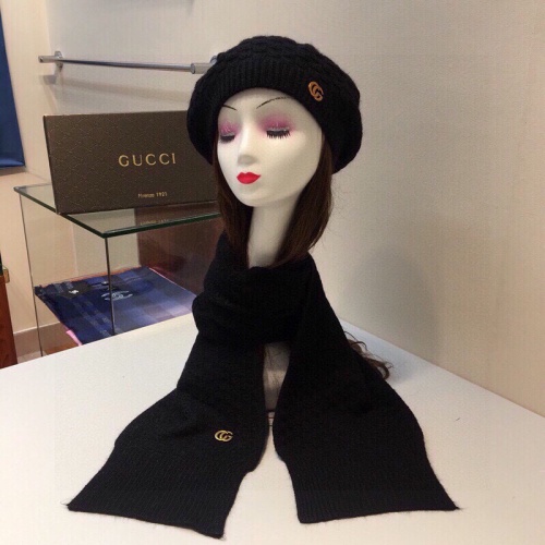 Replica Gucci Hat and Scarf Set #1265164 $52.00 USD for Wholesale