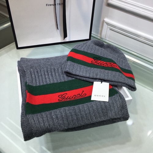 Cheap Gucci Hat and Scarf Set #1265165, $$52.00 USD On Gucci Hat and Scarf and Glove Set