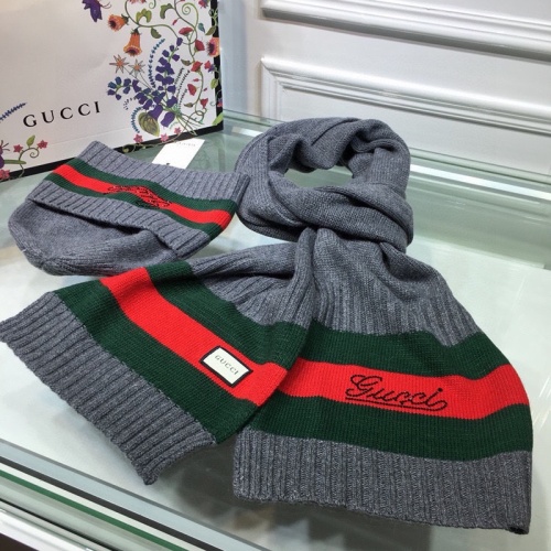 Replica Gucci Hat and Scarf Set #1265165 $52.00 USD for Wholesale