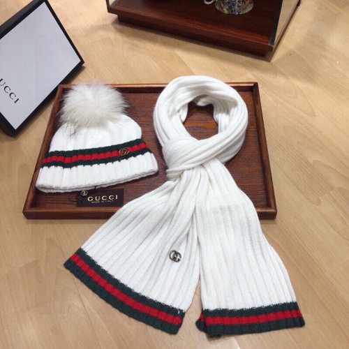 Cheap Gucci Hat and Scarf Set #1265167, $$52.00 USD On Gucci Hat and Scarf and Glove Set