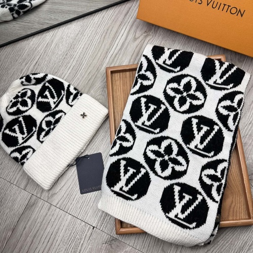 Cheap Louis Vuitton LV Hat and Scarf Set #1265206, $$52.00 USD On Louis Vuitton LV Hat and Scarf and Glove Set