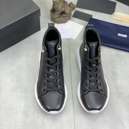 Replica Prada High Top Shoes For Men #1266051 $105.00 USD for Wholesale