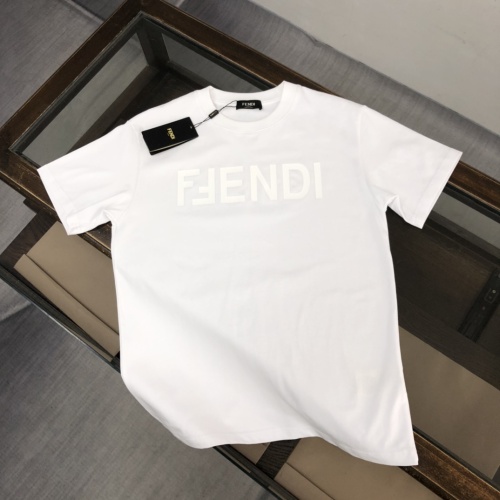 Cheap Fendi T-Shirts Short Sleeved For Unisex #1266139, $$45.00 USD On Fendi T-Shirts