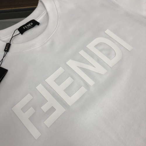 Replica Fendi T-Shirts Short Sleeved For Unisex #1266139 $45.00 USD for Wholesale