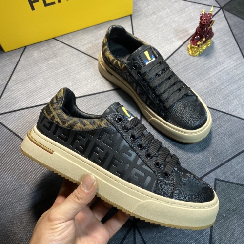 Replica Fendi Casual Shoes For Men #1266156 $76.00 USD for Wholesale