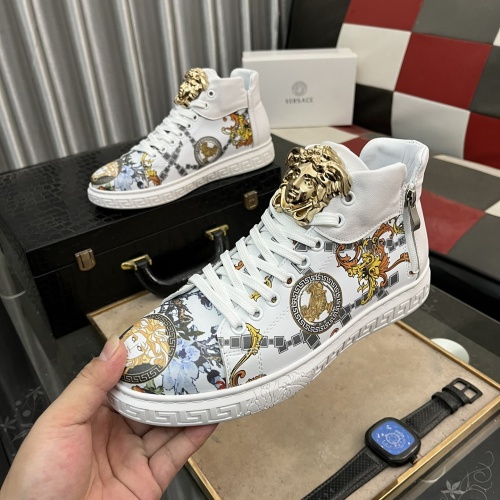 Cheap Versace High Tops Shoes For Men #1266262, $$76.00 USD On Versace High Tops Shoes