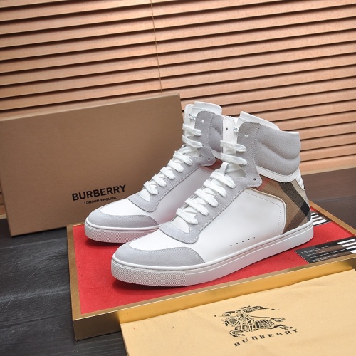 Cheap Burberry High Tops Shoes For Men #1266346, $$98.00 USD On Burberry High Tops Shoes