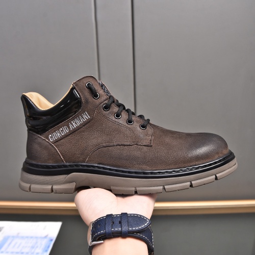 Replica Armani Boots For Men #1266412 $88.00 USD for Wholesale