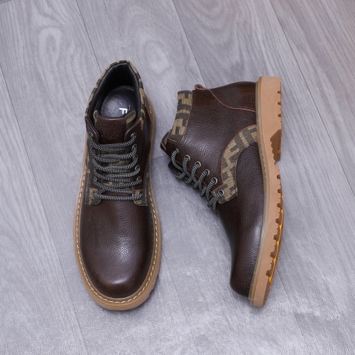 Replica Fendi Fashion Boots For Men #1266587 $85.00 USD for Wholesale