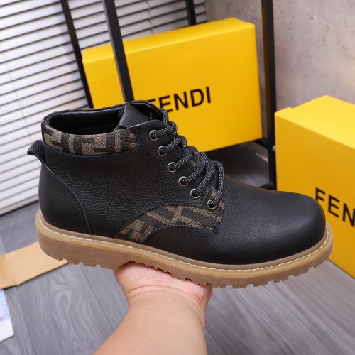 Replica Fendi Fashion Boots For Men #1266588 $85.00 USD for Wholesale