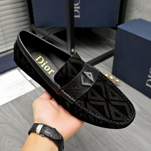 Replica Christian Dior Leather Shoes For Men #1266626 $72.00 USD for Wholesale