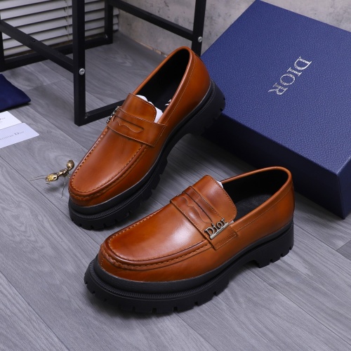 Cheap Christian Dior Leather Shoes For Men #1266655, $$88.00 USD On Christian Dior Leather Shoes