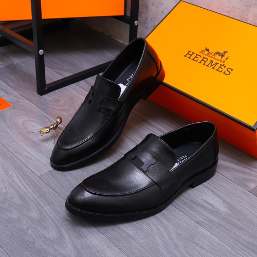 Cheap Hermes Leather Shoes For Men #1266669, $$82.00 USD On Hermes Leather Shoes